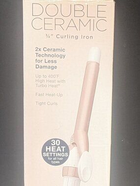 TeInfiniti Pro by Conair Tourmaline Ceramic Curling Iron 1 3/4-Inch New open Box